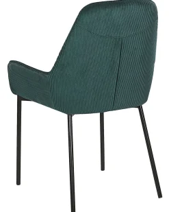 Esszimmerstuhl Cord Dunkelgrun 2Er Set Loverna