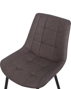 Esszimmerstuhl Dunkelbraun 2Er Set Melrose