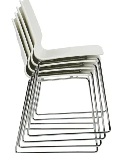 Esszimmerstuhl 4Er Set Weis Hartley