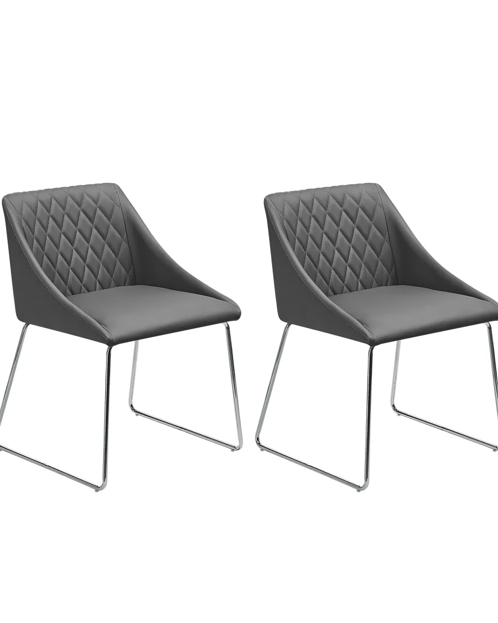 Esszimmerstuhl Grau 2Er Set Arcata