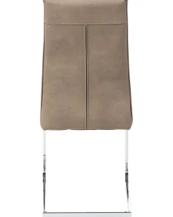 Esszimmerstuhl Kunstleder Sandbeige 2Er Set Rockford