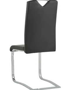 Esszimmerstuhl Kunstleder Schwarz 2Er Set Picknes