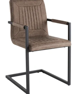 Esszimmerstuhl Kunstleder Braun 2Er Set Brandol