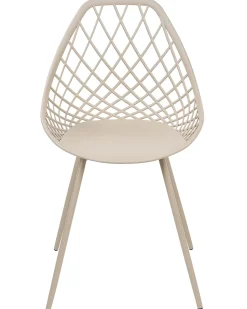 Esszimmerstuhl Kunststoff Beige 2Er Set Canton Ii