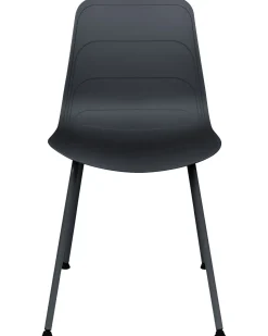 Esszimmerstuhl Kunststoff Schwarz 2Er Set Loomis