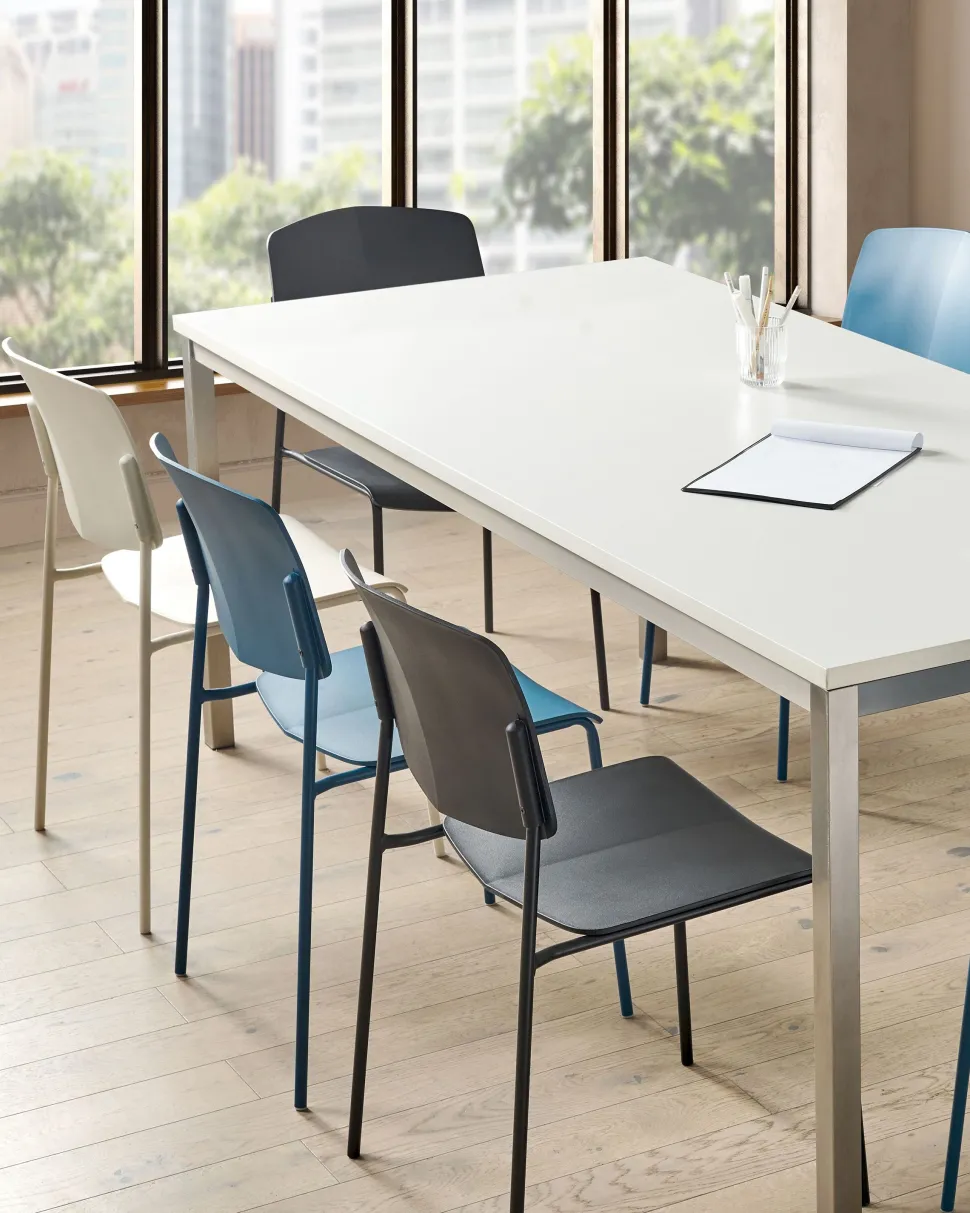 Esszimmerstuhl Kunststoff Beige 4Er Set Astoria