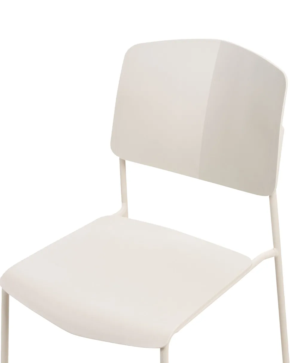 Esszimmerstuhl Kunststoff Beige 4Er Set Astoria