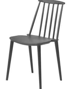 Esszimmerstuhl Kunststoff Schwarz 2Er Set Ventnor