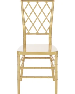 Esszimmerstuhl Kunststoff Gold Glanzend 2Er Set Clarion