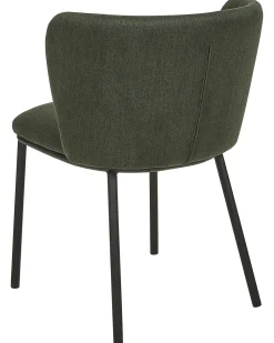 Esszimmerstuhl Polsterbezug Grun 2Er Set Mina
