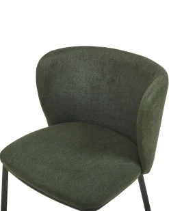 Esszimmerstuhl Polsterbezug Grun 2Er Set Mina