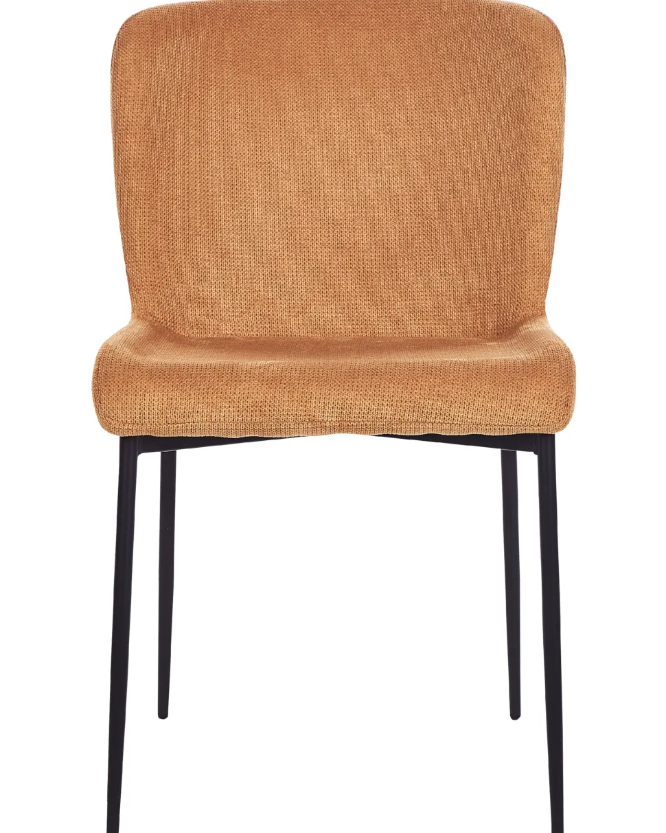 Esszimmerstuhl Polsterbezug Orange 2Er Set Ada