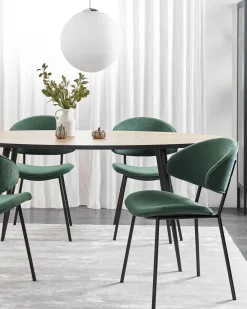 Esszimmerstuhl Polsterbezug Grun 2Er Set Kiana