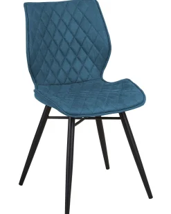 Esszimmerstuhl Polsterbezug Seeblau 2Er Set Lisle