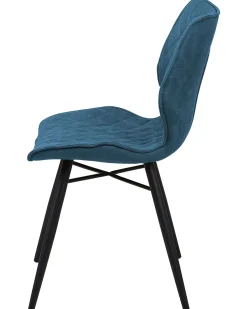 Esszimmerstuhl Polsterbezug Seeblau 2Er Set Lisle
