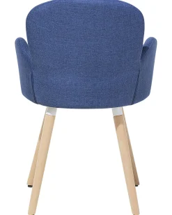 Esszimmerstuhl Polsterbezug Marineblau 2Er Set Brookville