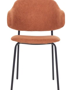 Esszimmerstuhl Polsterbezug Orange 2Er Set Kenai
