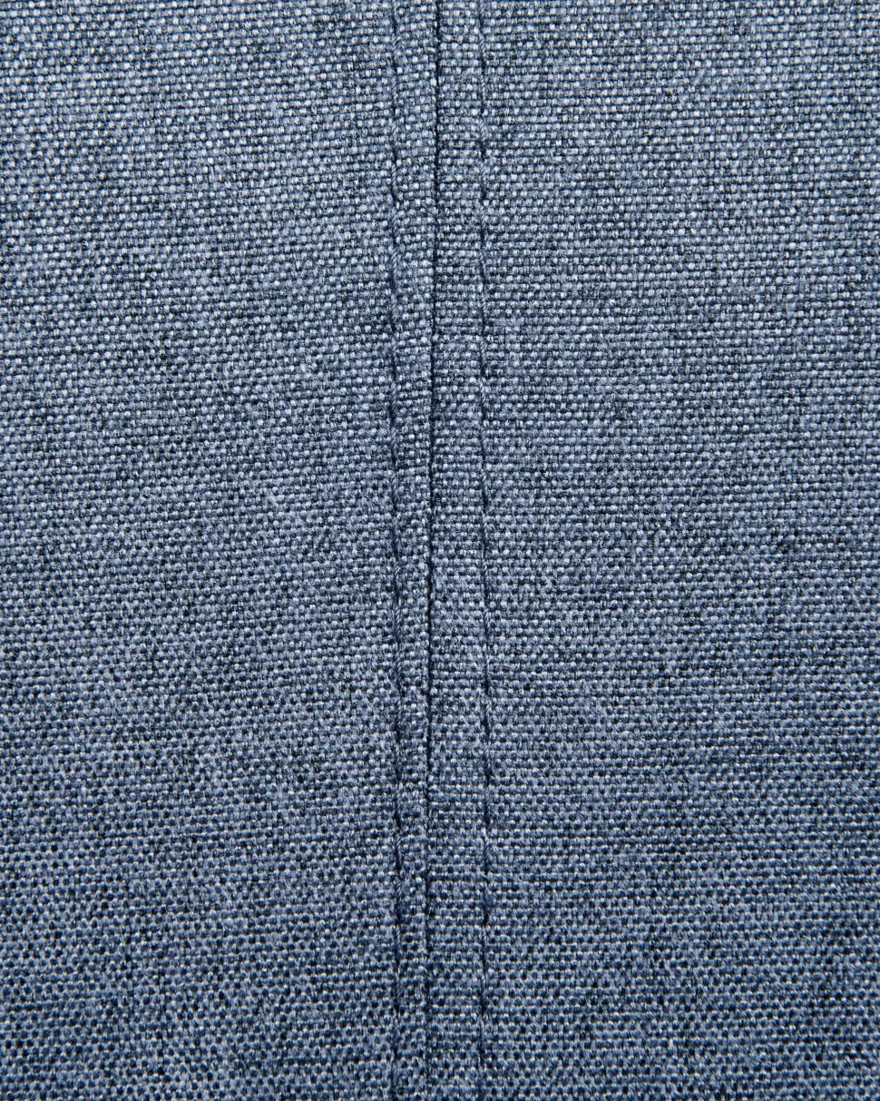 Esszimmerstuhl Polsterbezug Marineblau 2Er Set Chicago