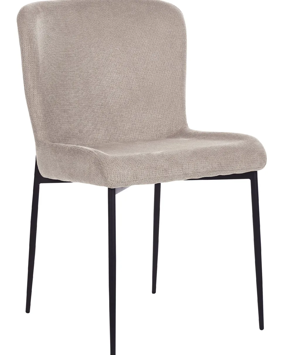 Esszimmerstuhl Polsterbezug Taupe 2Er Set Ada