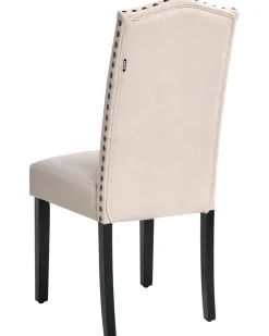 Esszimmerstuhl Polsterbezug Creme 2Er Set Shirley