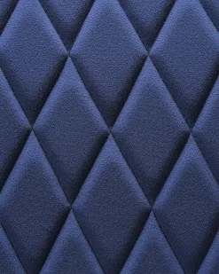Esszimmerstuhl Samtstoff Dunkelblau 2Er Set Arcata