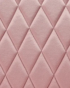 Esszimmerstuhl Samtstoff Rosa 2Er Set Arcata