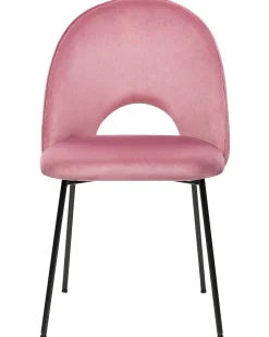 Esszimmerstuhl Samtstoff Rosa 2Er Set Covelo