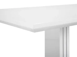 Esszimmertisch Weis Edelstahl 180 X 90 Cm Kalona