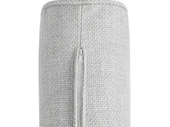 Fabric Chaise Lounge Grey Muret