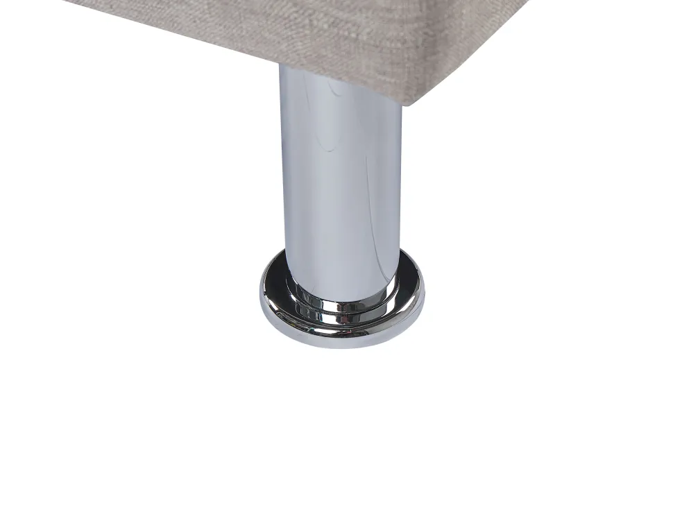 Fabric Corner Sofa Bed Light Grey Nesset