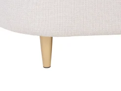 Fabric Living Room Set Beige And Gold Loen