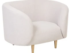 Fabric Living Room Set Beige And Gold Loen