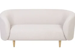 Fabric Living Room Set Beige And Gold Loen