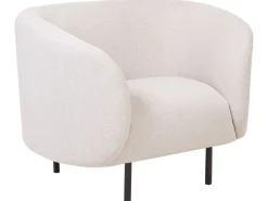 Fabric Living Room Set Beige Loen