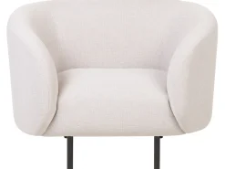 Fabric Living Room Set Beige Loen