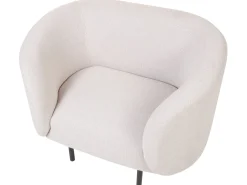 Fabric Living Room Set Beige Loen