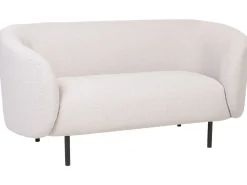 Fabric Living Room Set Beige Loen