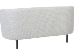 Fabric Living Room Set Black And White Loen