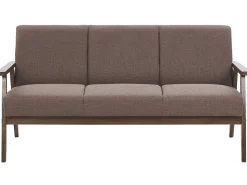 Fabric Living Room Set Brown Asnes