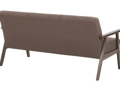 Fabric Living Room Set Brown Asnes
