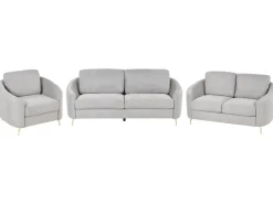 Fabric Living Room Set Grey Trosa