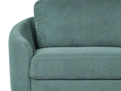 Fabric Living Room Set Green Trosa