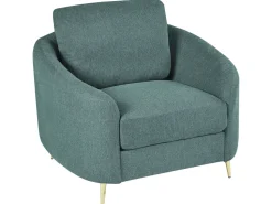 Fabric Living Room Set Green Trosa