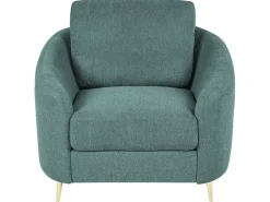 Fabric Living Room Set Green Trosa