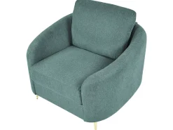 Fabric Living Room Set Green Trosa