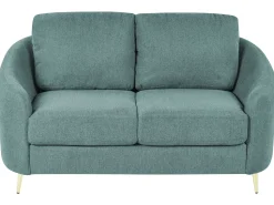 Fabric Living Room Set Green Trosa