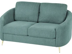 Fabric Living Room Set Green Trosa