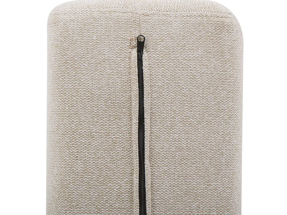 Fabric 1-Seat Section Beige Tibro