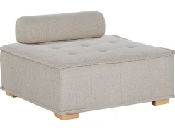 Fabric 1-Seat Section Beige Tibro