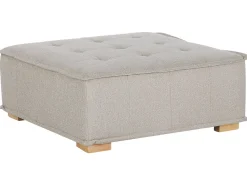 Fabric 1-Seat Section Beige Tibro